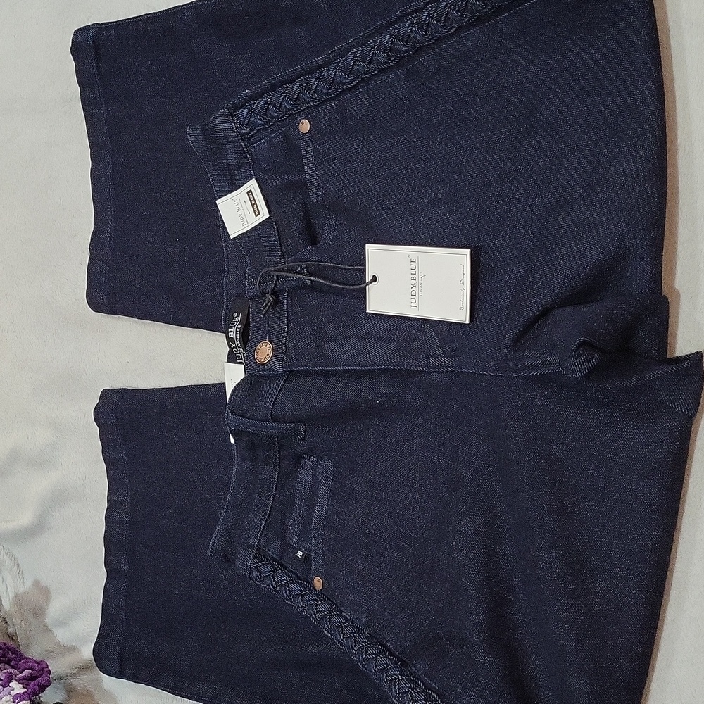 Judy Blue Women's Dark Blue Jeans - Picture 7 of 13